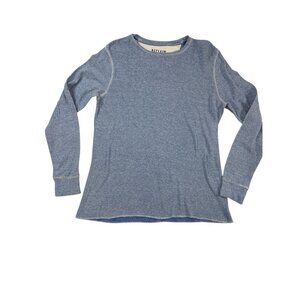 Reclaim Men’s Blue Drop Needle Long Sleeve Lightweight Thermal Size Large